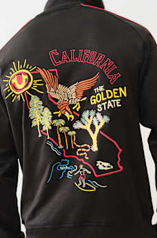 EMBROIDERED GOLDEN STATE TRACK JACKET, image 2