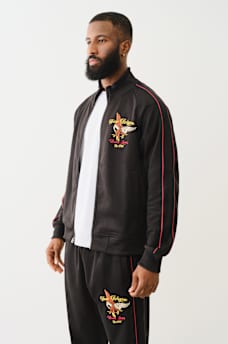 EMBROIDERED GOLDEN STATE TRACK JACKET, image 4