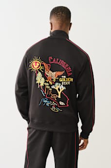 EMBROIDERED GOLDEN STATE TRACK JACKET, image 5