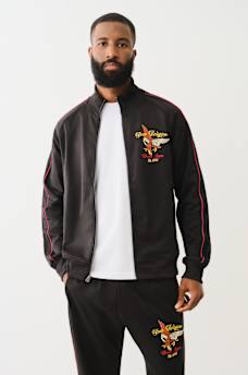 EMBROIDERED GOLDEN STATE TRACK JACKET, image 1