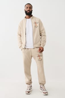 EMBROIDERED GOLDEN STATE TRACK JACKET, image 3