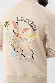 EMBROIDERED GOLDEN STATE TRACK JACKET, image 5