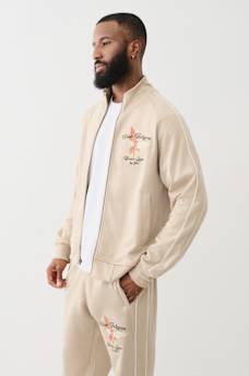 EMBROIDERED GOLDEN STATE TRACK JACKET, image 6