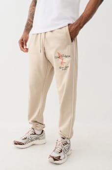 EMBROIDERED EAGLE TRACK JOGGER, image 1