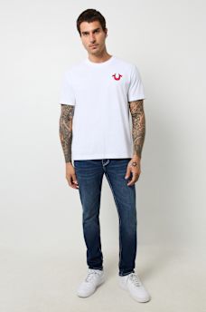 BLAZING WORLD TOUR LOGO APPLIQUE TEE, image 6