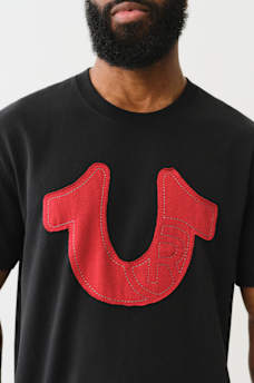 REGISTERED HORSESHOE APPLIQUE HEAVYWEIGHT TEE, image 2