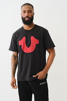 REGISTERED HORSESHOE APPLIQUE HEAVYWEIGHT TEE, image 1
