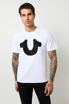 REGISTERED HORSESHOE APPLIQUE HEAVYWEIGHT TEE, image 2