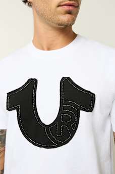 REGISTERED HORSESHOE APPLIQUE HEAVYWEIGHT TEE, image 1