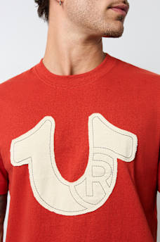 REGISTERED HORSESHOE APPLIQUE HEAVYWEIGHT TEE, image 1