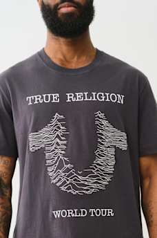 EMBROIDERED RADIO WAVE HORSESHOE TEE, image 2