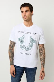 EMBROIDERED RADIO WAVE HORSESHOE TEE, image 2