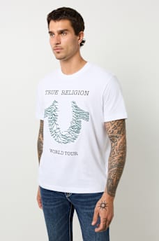 EMBROIDERED RADIO WAVE HORSESHOE TEE, image 4