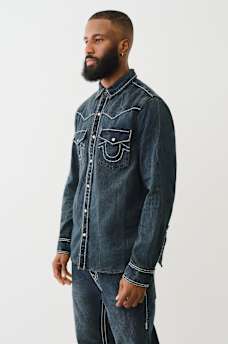 WESTERN SUPER T DENIM SHIRT, image 5