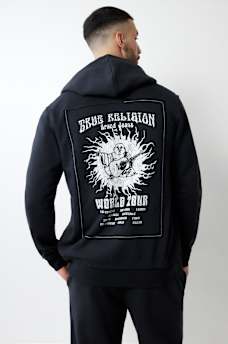BLAZING LOGO APPLIQUE ZIP HOODIE, image 5