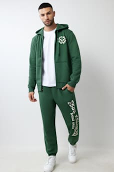 BLAZING LOGO APPLIQUE ZIP HOODIE, image 6