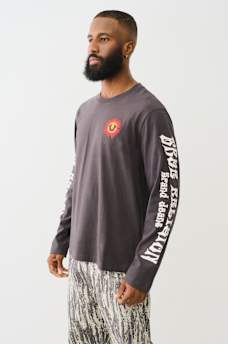 BLAZING HORSESHOE LONG SLEEVE TEE, image 3