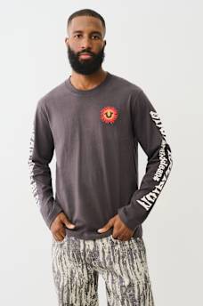 BLAZING HORSESHOE LONG SLEEVE TEE, image 1