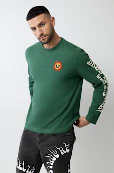 BLAZING HORSESHOE LONG SLEEVE TEE, image 3