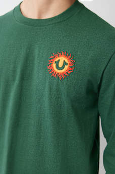 BLAZING HORSESHOE LONG SLEEVE TEE, image 4