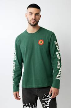 BLAZING HORSESHOE LONG SLEEVE TEE, image 1