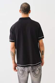 FLATLOCK HORSESHOE POLO SHIRT, image 4