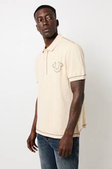 FLATLOCK HORSESHOE POLO SHIRT, image 1