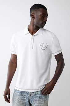 FLATLOCK HORSESHOE POLO SHIRT, image 3