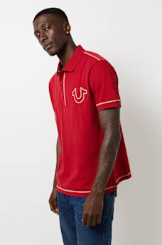 FLATLOCK HORSESHOE POLO SHIRT, image 4