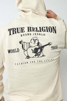 HOODED FLATLOCK HENLEY TEE, image 4