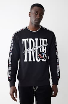 LOGO TAPING SWEATSHIRT, image 1