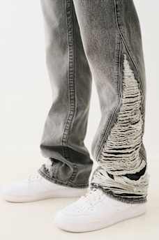 BILLY DESTROYED SLIT BOOTCUT JEAN, image 2