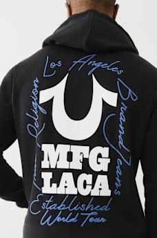 PUFF PRINT LOGO ZIP HOODIE, image 1