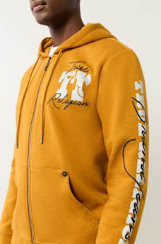 PUFF PRINT LOGO ZIP HOODIE, image 3