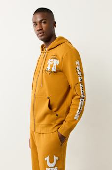 PUFF PRINT LOGO ZIP HOODIE, image 5