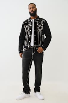 RICKY SUPER T ROPE STITCH STRAIGHT JEAN, image 6