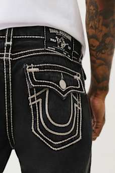 RICKY SUPER T ROPE STITCH STRAIGHT JEAN, image 1