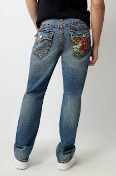 RICKY SUPER T EMBROIDERED STRAIGHT JEAN, image 4