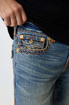 RICKY SUPER T EMBROIDERED STRAIGHT JEAN, image 5