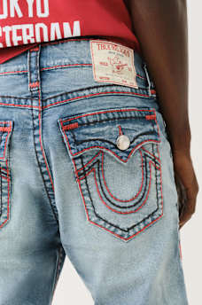 RICKY SUPER T TRIPLE HORSESHOE STRAIGHT JEAN, image 1