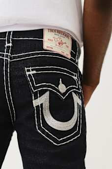 BILLY SUPER T MARLED LUREX BOOTCUT JEAN, image 1