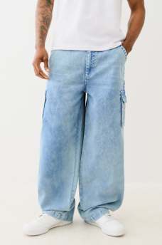 DENIM BIG T UTILITY CARGO PANT, image 3