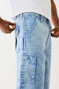 DENIM BIG T UTILITY CARGO PANT, image 6