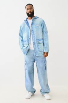 DENIM BIG T UTILITY CARGO PANT, image 7