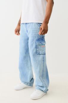 DENIM BIG T UTILITY CARGO PANT, image 1