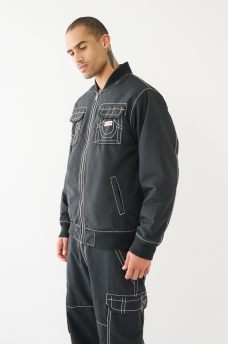 BIG T ZIP BOMBER JACKET, image 4