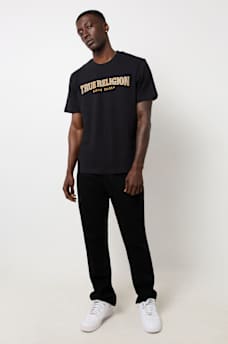 EMBROIDERED REFLECTIVE ARCH LOGO TEE, image 5