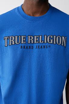 EMBROIDERED REFLECTIVE ARCH LOGO TEE, image 2