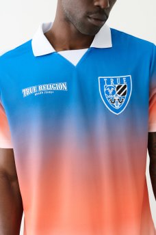OMBRE JERSEY POLO SHIRT 