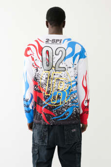  REFLECTIVE TR 02 LOGO FLAME TEE, image 2